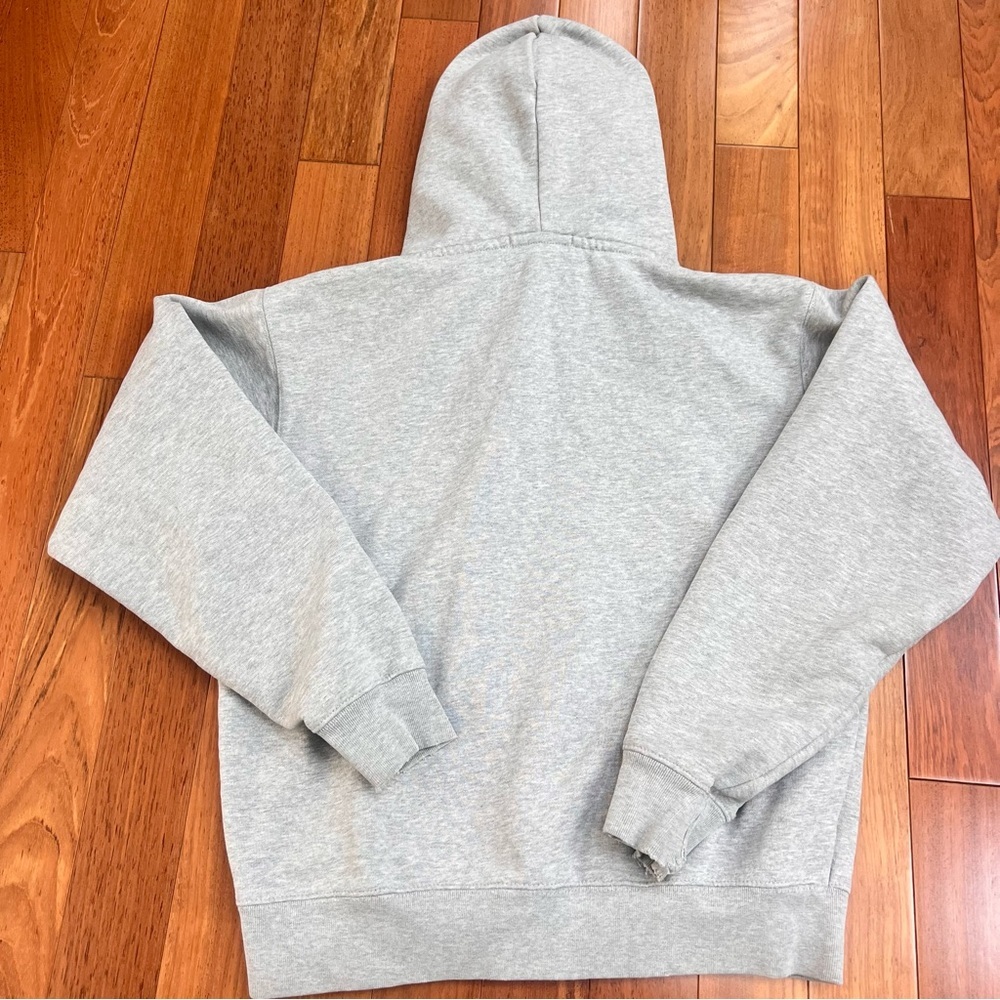 Brandy Melville Gray Full Zip Hoodie Sweatshirt- XS-M - Picture 10 of 10